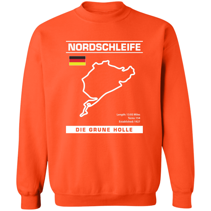 Nordschleife Die Grune Holle Track Outline Series Sweatshirt Nurburgring