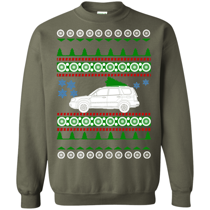 Japanese Car Forester 2002 Ugly Christmas Sweater sweatshirt