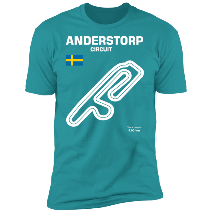 Track Outline Series Anderstorp Circuit track shirt