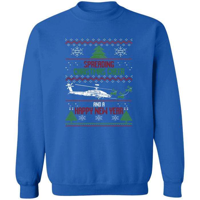 Apache Spreading Christmas Cheer Ugly Christmas Sweater Sweatshirt