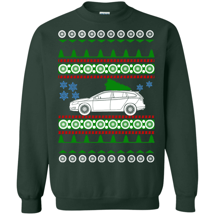 Swedish Car like a  V60 Polestar 2018 Ugly Christmas Sweater sweatshirt