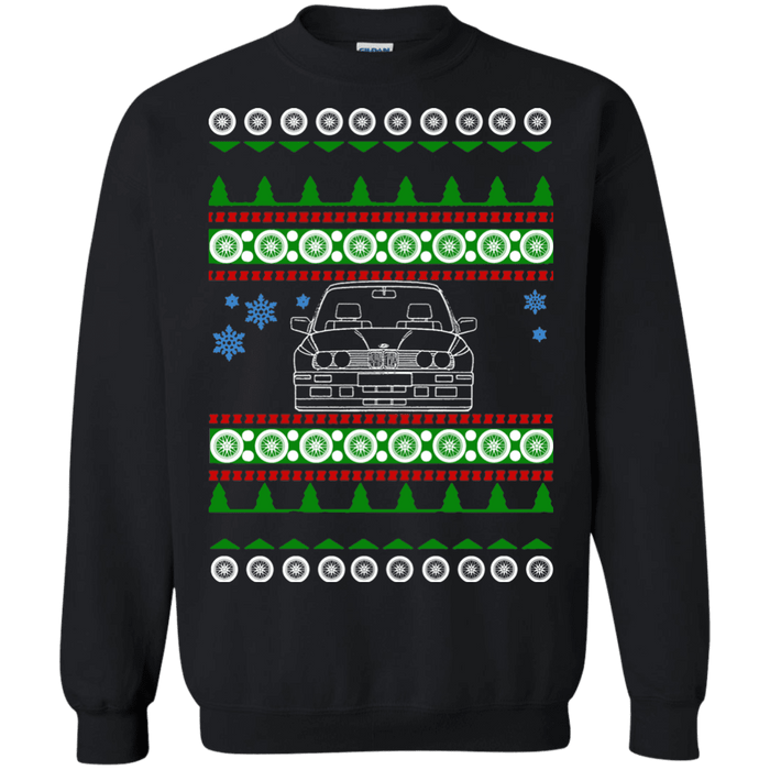 BMW E30 M3 front view Ugly Christmas Sweater sweatshirt