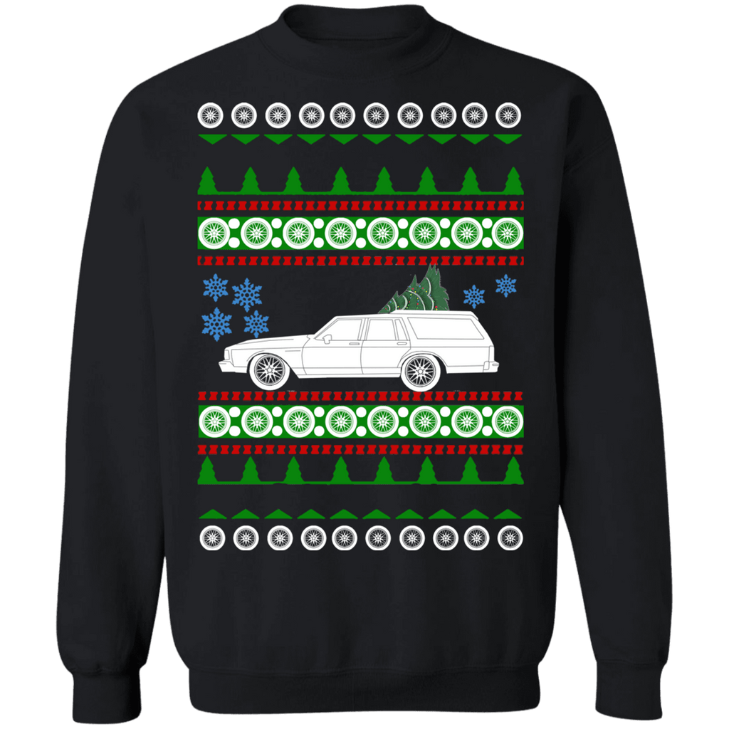 Pontiac parisienne wagon Ugly Christmas sweater sweatshirt