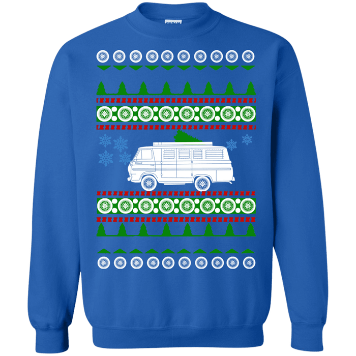 Ford Econoline Van 1967 Ugly Christmas Sweater sweatshirt