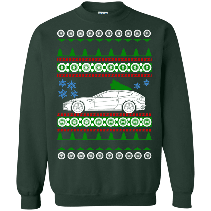 Exotic Car Ferrari FF Ugly Christmas Sweater sweatshirt