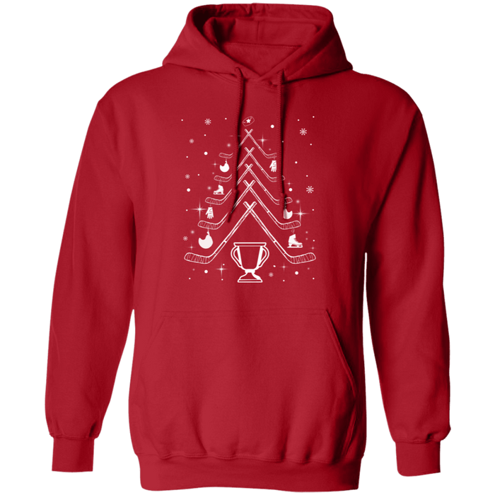 Hockey Christmas Tree Hoodie Ugly Christmas Sweater sweatshirt