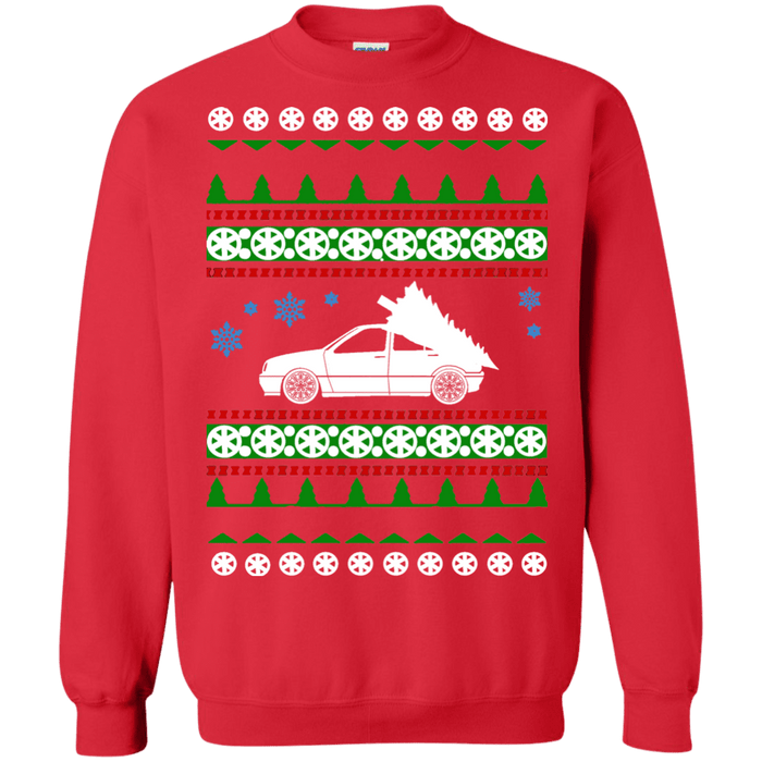 german car car like a mk3 Golf GTI Ugly Christmas Sweater sweatshirt