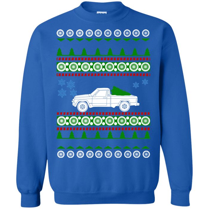 off road american vehicle Comanche 1990 Ugly Christmas Sweater sweatshirt