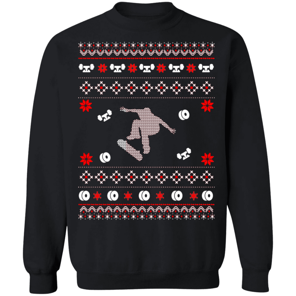 Skateboarding Ugly Christmas Sweater V2 sweatshirt