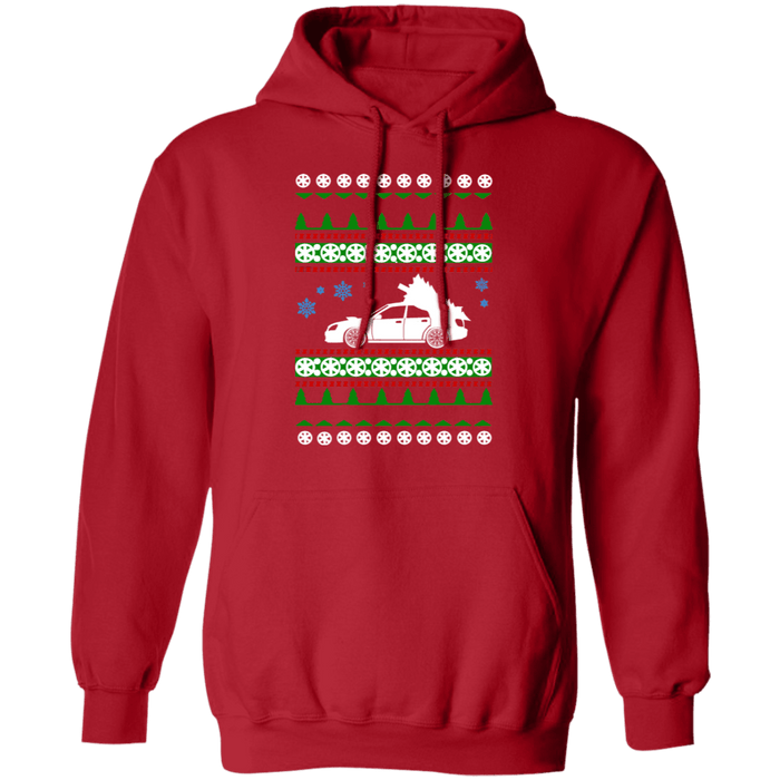 Japanese Car blobeye wrx sti hoodie ugly christmas sweater