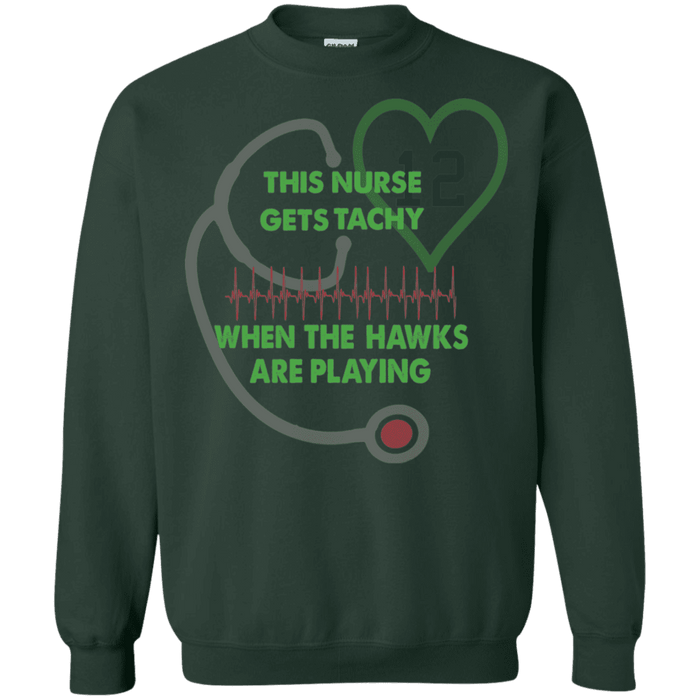 Nurse Seahawks Ugly Christmas Sweater Tachy! sweatshirt