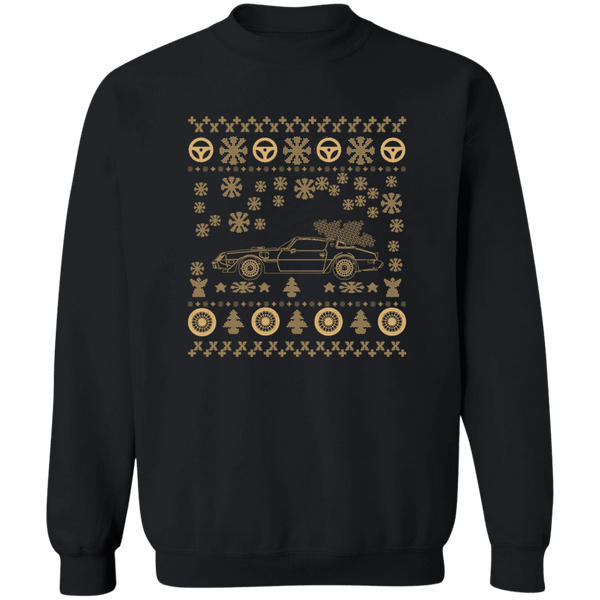 Firebird Trans Am 1979 Gold Ugly Christmas Sweater Sweatshirt
