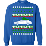 Electric Car Tesla Model S new Ugly Christmas Sweater green tree sweatshirt