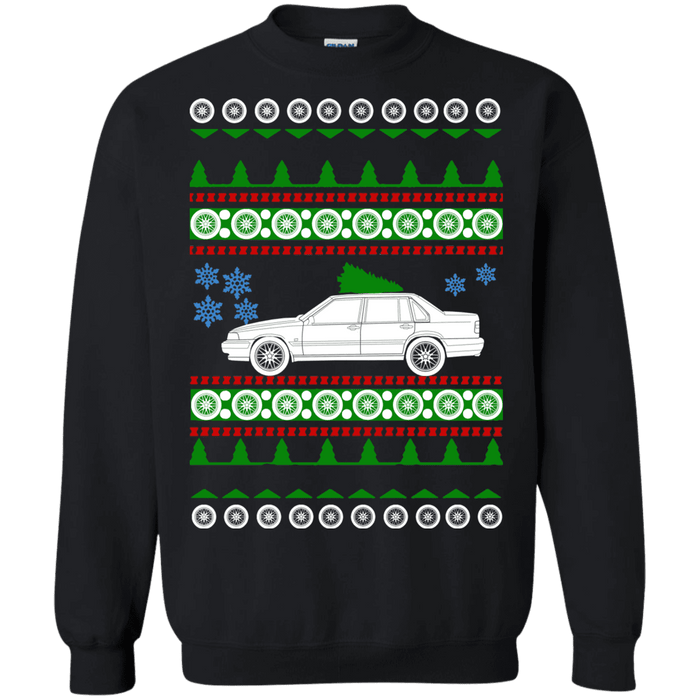 Swedish Car like a  960 Sedan Ugly Christmas Sweater sweatshirt