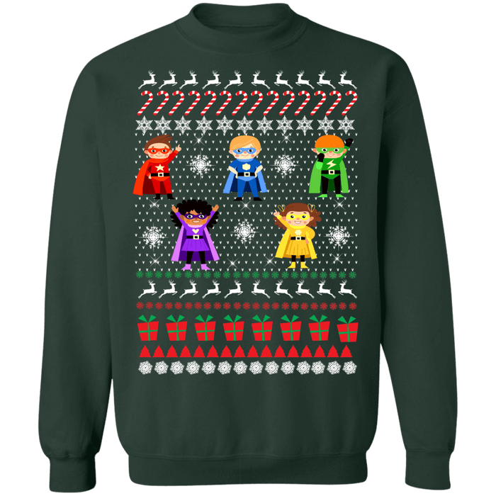 Super Hero Ugly Christmas Sweater sweatshirt