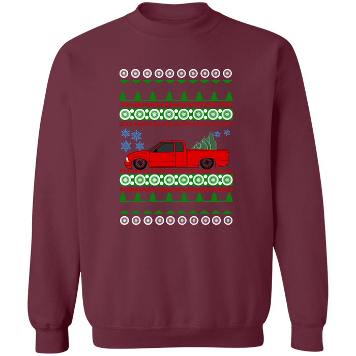 2nd Generation S10 Extended Cab Lowrider Ugly Christmas Sweater Sweatshirt