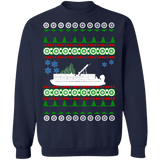Pontoon Boat Ugly Christmas Sweater