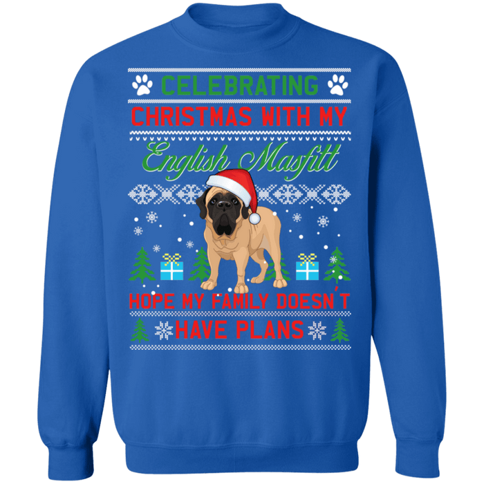 English Mastiff Ugly Christmas Sweater sweatshirt