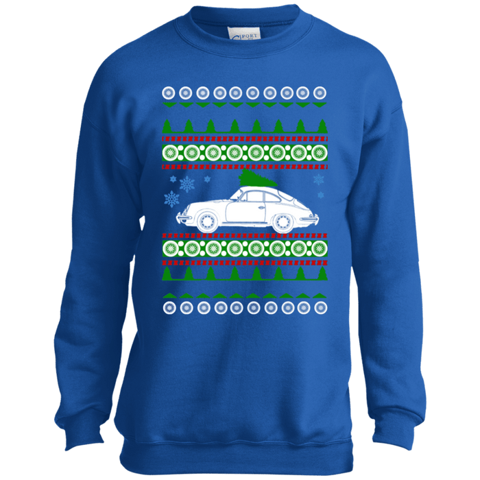 German Sports Car like Porsche 356 Ugly Christmas Sweater Youth sweatshirt