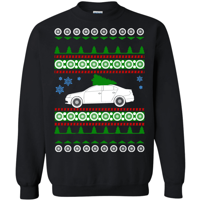 car like a jetta mk6 2016 ugly christmas sweater sweatshirt