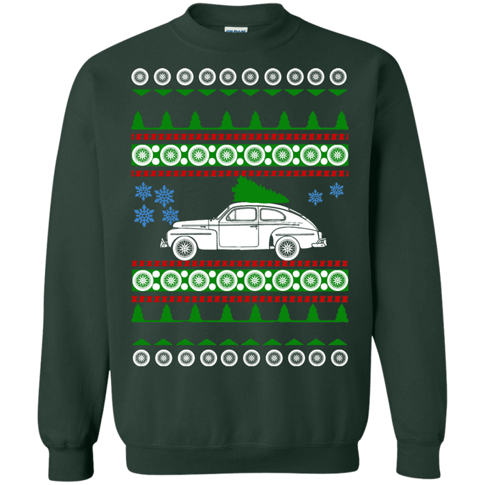 Swedish Car like a  PV544 Ugly Christmas Sweater sweatshirt