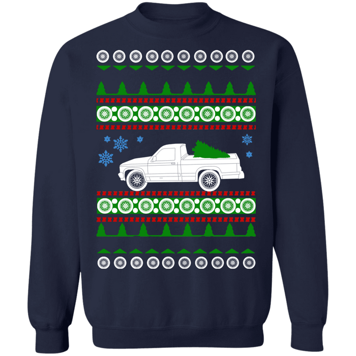 Pick Up Truck american car or truck like a  Dakota 1987 Ugly Christmas Sweater sweatshirt