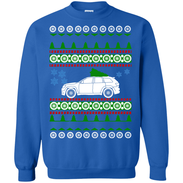 off road american vehicle Grand Cherokee Trackhawk Ugly Christmas Sweater sweatshirt