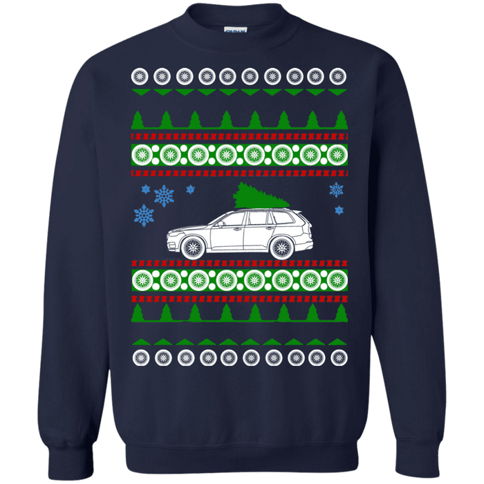 Swedish Car like a  XC90 Ugly Christmas Sweater sweatshirt