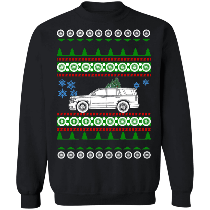 Chevy Tahoe 4th gen Ugly christmas sweater