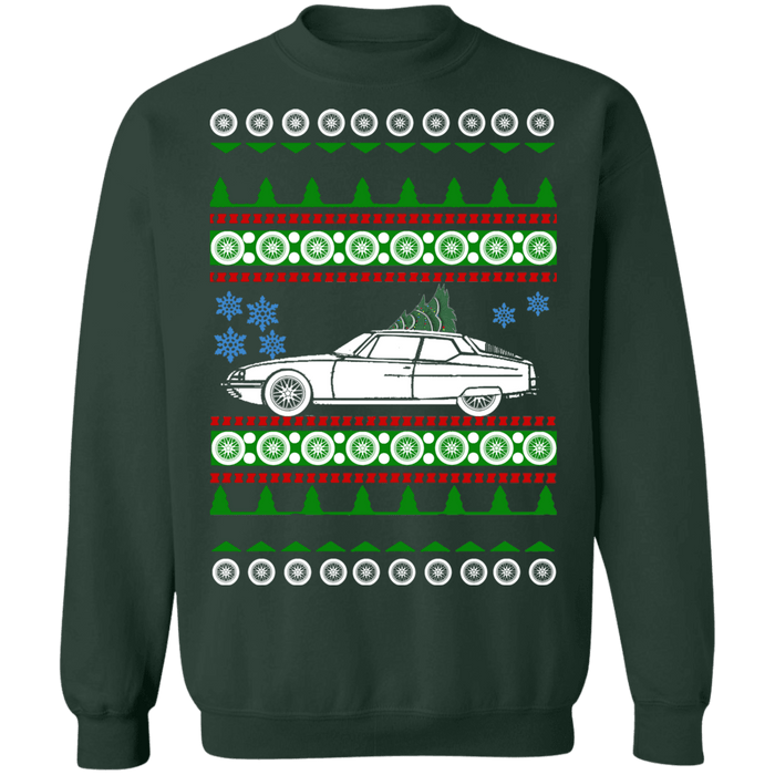 French Car like Citroen SM ugly Christmas Sweater Sweatshirt