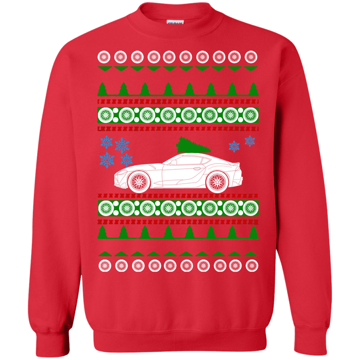 Sports Car 2020 Toyota Supra Ugly Christmas Sweater sweatshirt