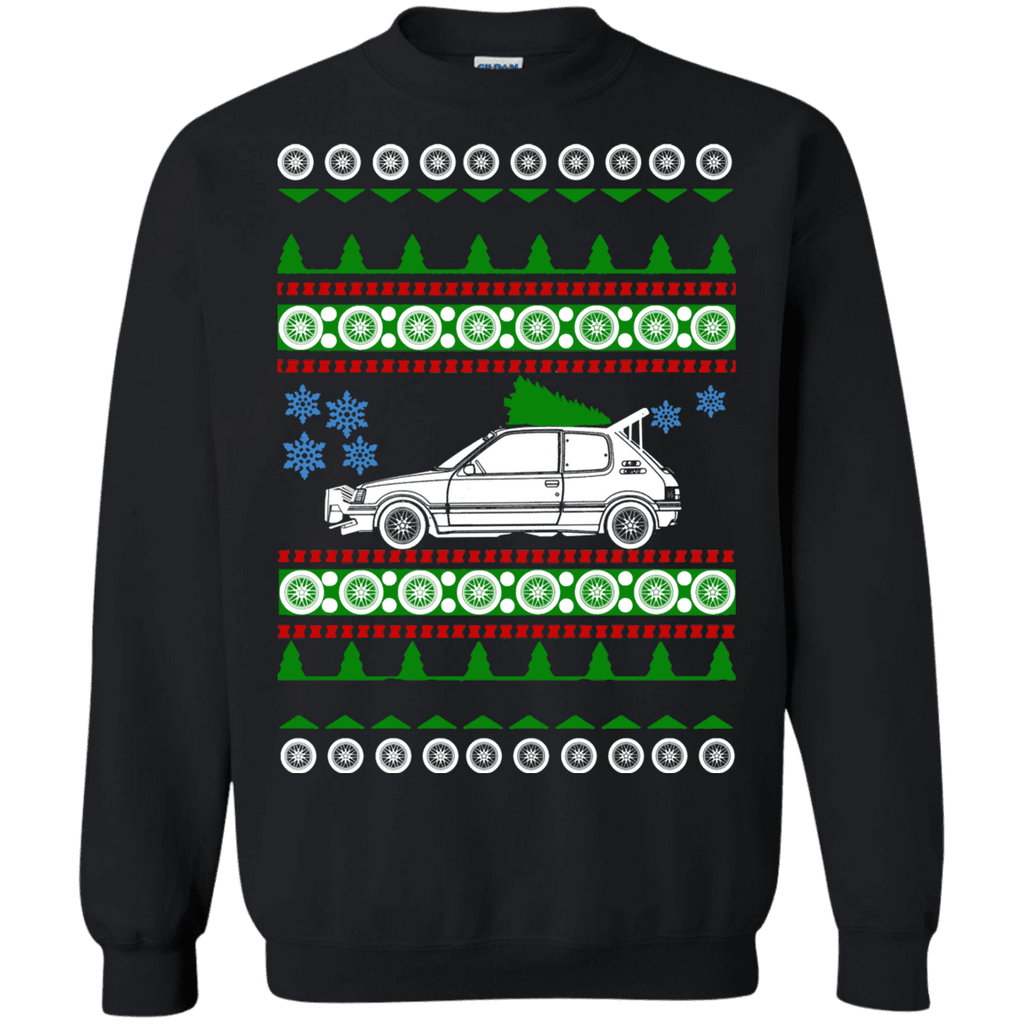 Peugot 205 T16 Evo2 Ugly Christmas Sweater sweatshirt