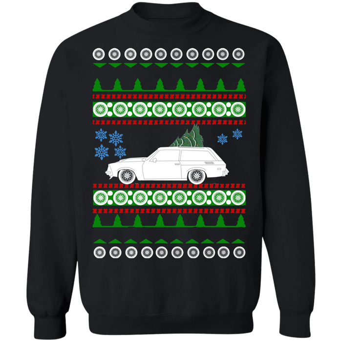 Car like a Pontiac Astre Safari Ugly Christmas Sweater