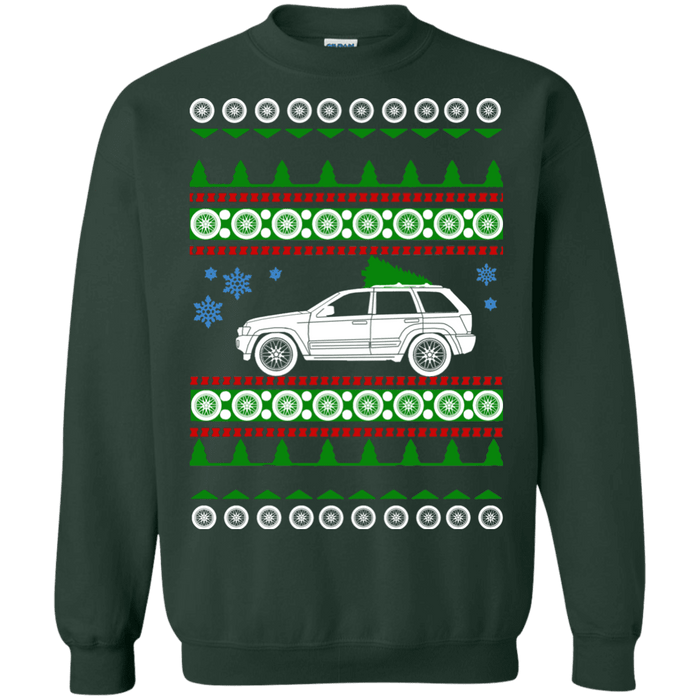 off road american vehicle Grand cherokee ugly christmas sweater 2006 sweatshirt