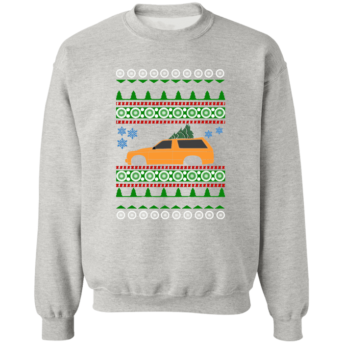 S10 Blazer Lowrider Orange Ugly Christmas Sweater Sweatshirt