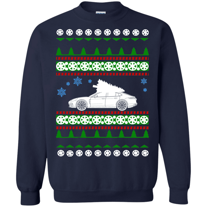 german car Porsche style Panamera Ugly Christmas Sweater sweatshirt