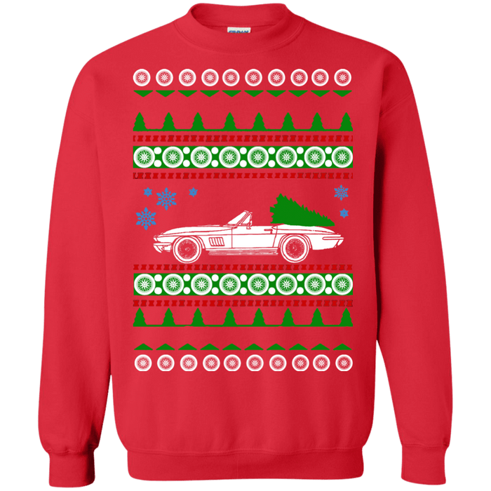 Corvette C2 ugly Christmas Sweater sweatshirt