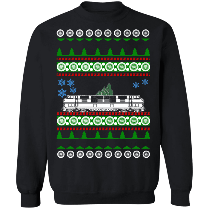 Train Locomotive Ugly Christmas Sweater