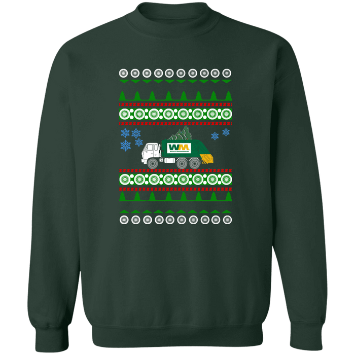 Version2 Garbage Truck Ugly Christmas Sweater Sweatshirt