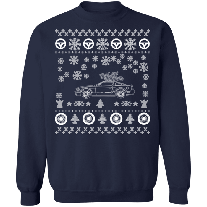 Ford Mustang GT Ugly Christmas Sweater 5th gen V2