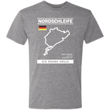 Nordschleife Die Grune Holle Track Outline Series Tri-blend T-shirt