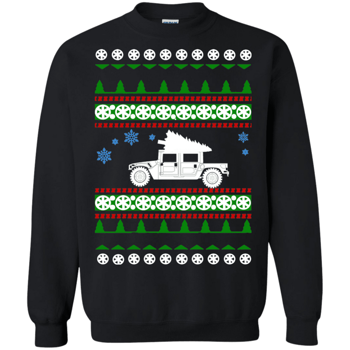 SUV like Hummer H1 Ugly Christmas Sweater sweatshirt