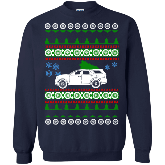 american car or truck like a Durango SRT 2018 Ugly Christmas Sweater sweatshirt