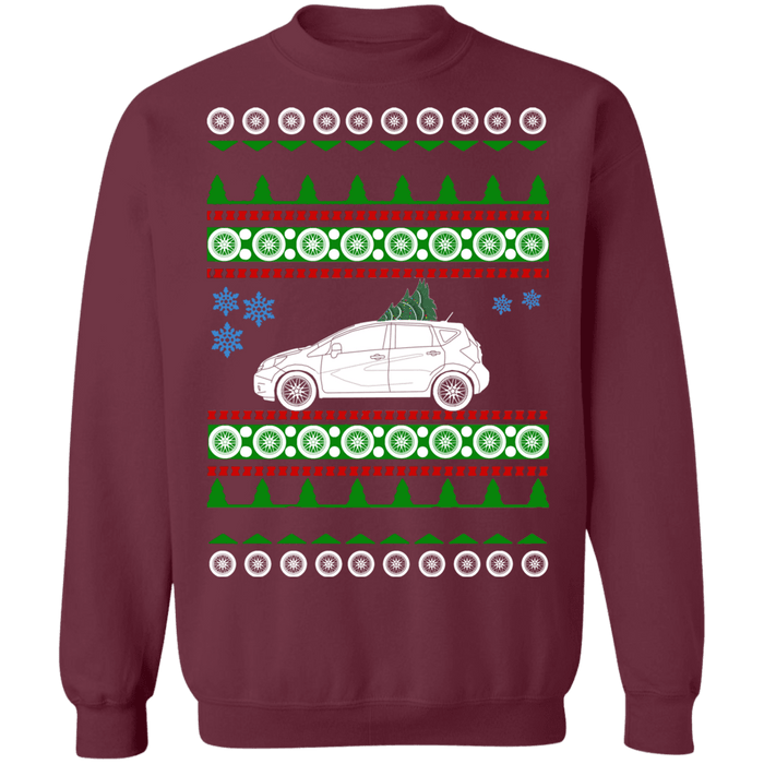 Nissan Versa Hatchback 2015 Ugly christmas sweater