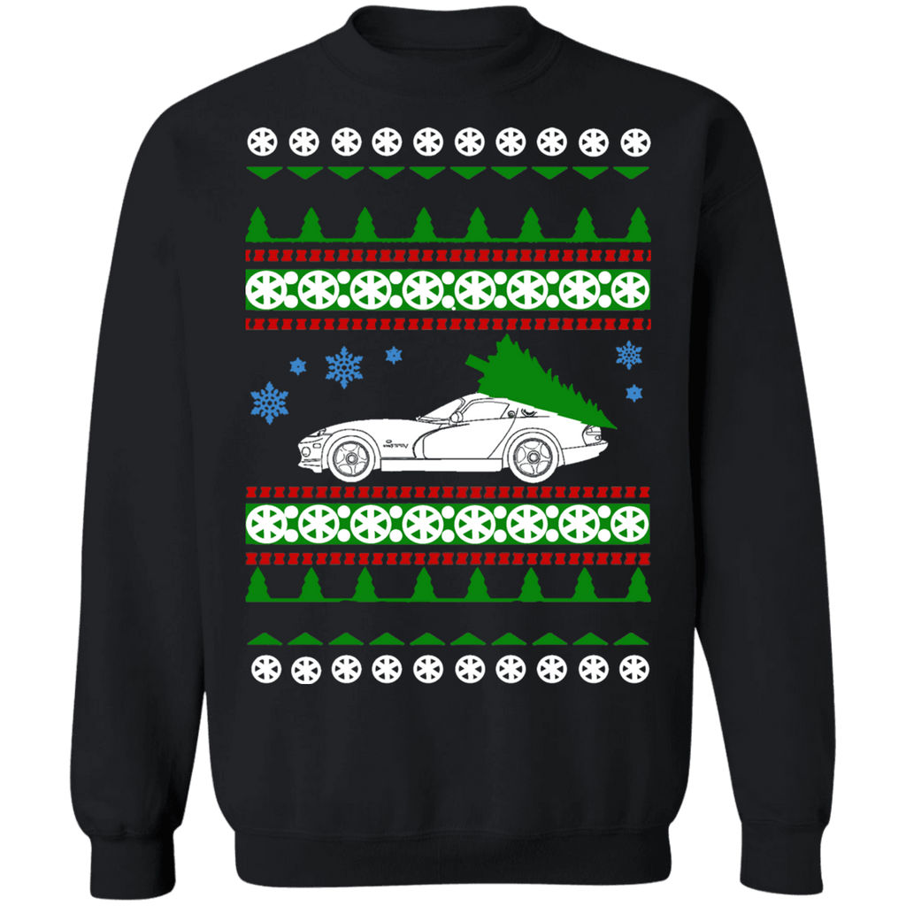Viper 2nd Generation Ugly Christmas Sweater Sweatshirt Green Tree sweatshirt