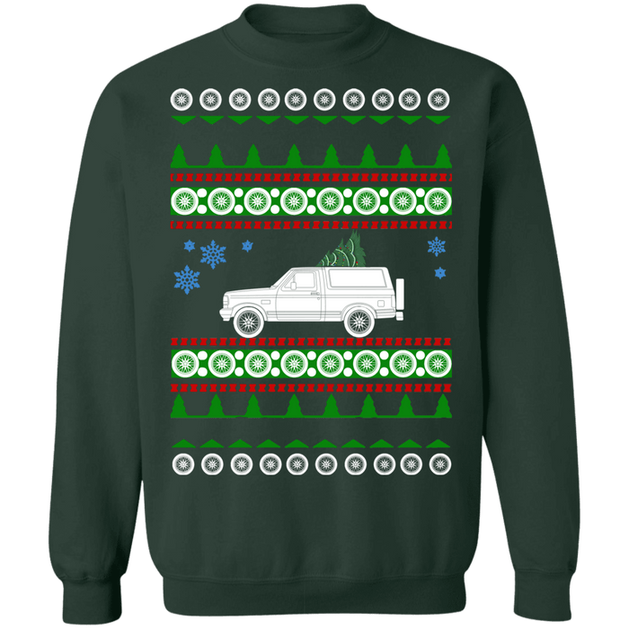 Ford Bronco 92-96 Ugly Christmas Sweater sweatshirt