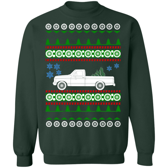 Ford F150 Truck Ugly Christmas Sweater 1987