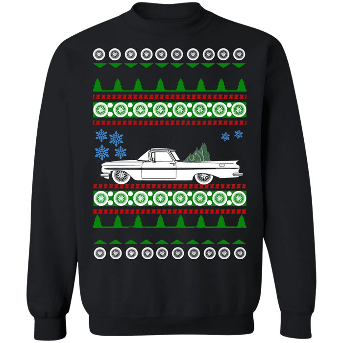 Chevy El Camino 1st gen Ugly Christmas Sweater 1959