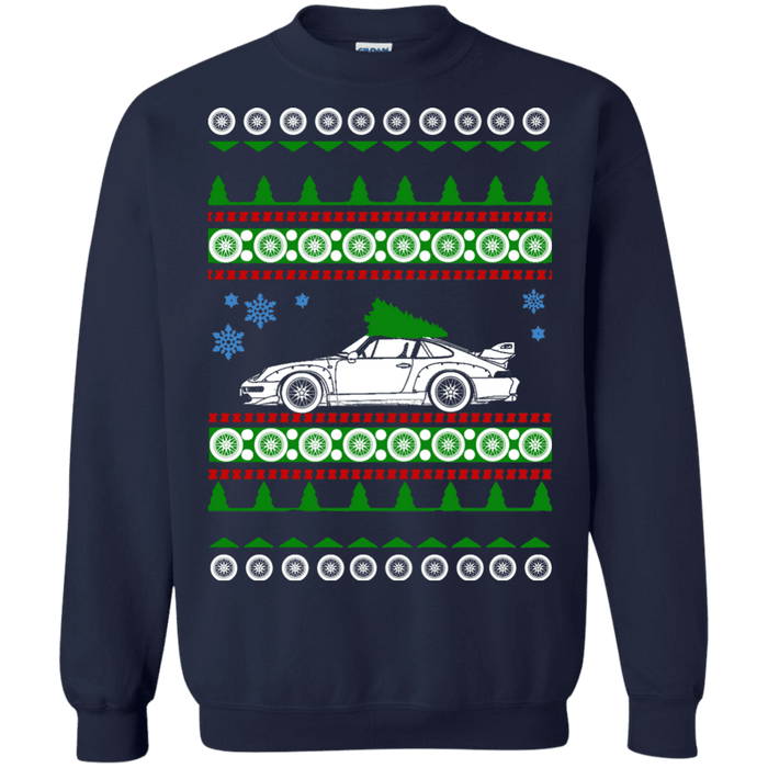 german car similar to a  993 Ugly Christmas Sweater sweatshirt