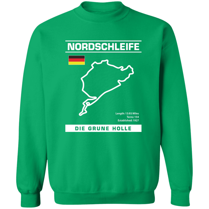 Nordschleife Die Grune Holle Track Outline Series Sweatshirt Nurburgring